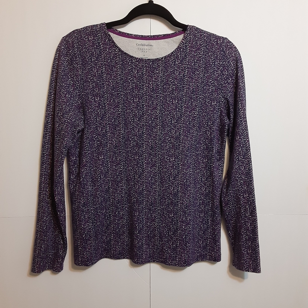 Croft & BARROW long sleeve Classic Tee